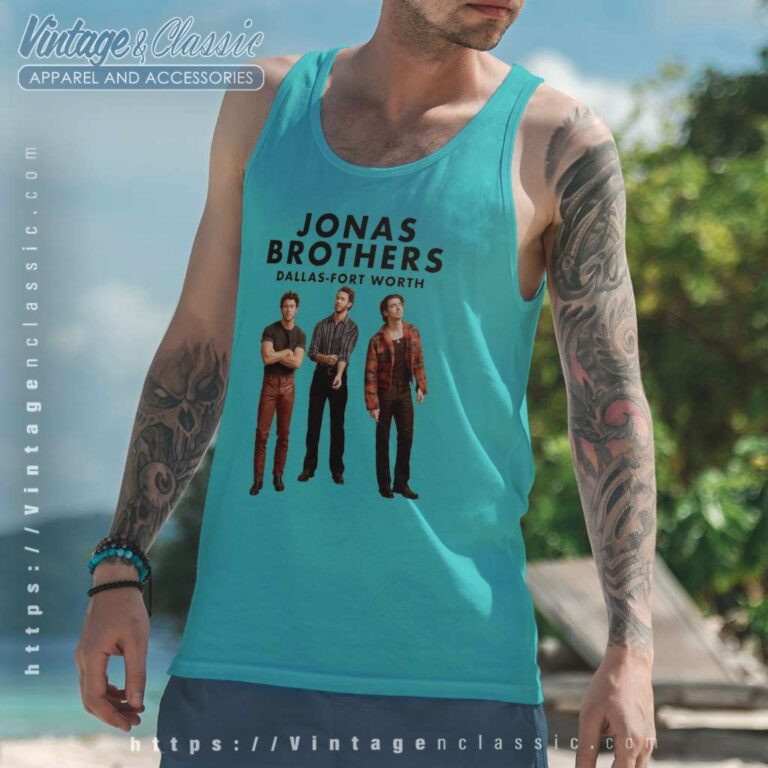 Jonas Brothers Five Albums One Night The Tour 2023 Tank Top Racerback Jonas Brothers Five Albums One Night The Tour 2023 Tank Top Racerback