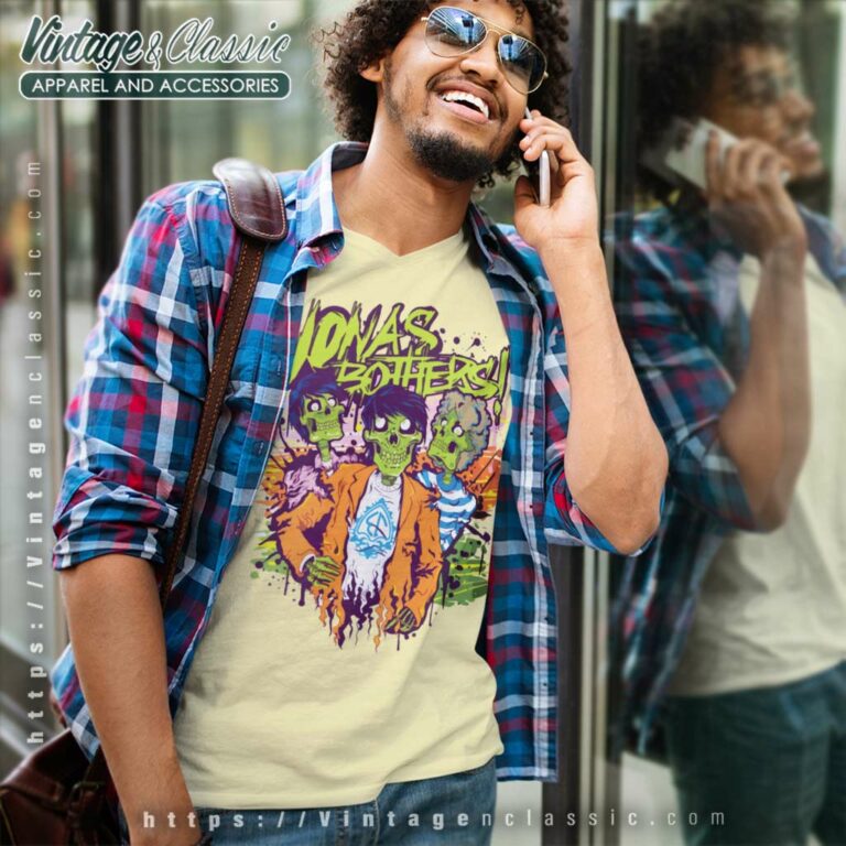 Jonas Brothers Halloween Shirt For Everything V Neck TShirt Jonas Brothers Halloween Shirt For Everything V Neck TShirt