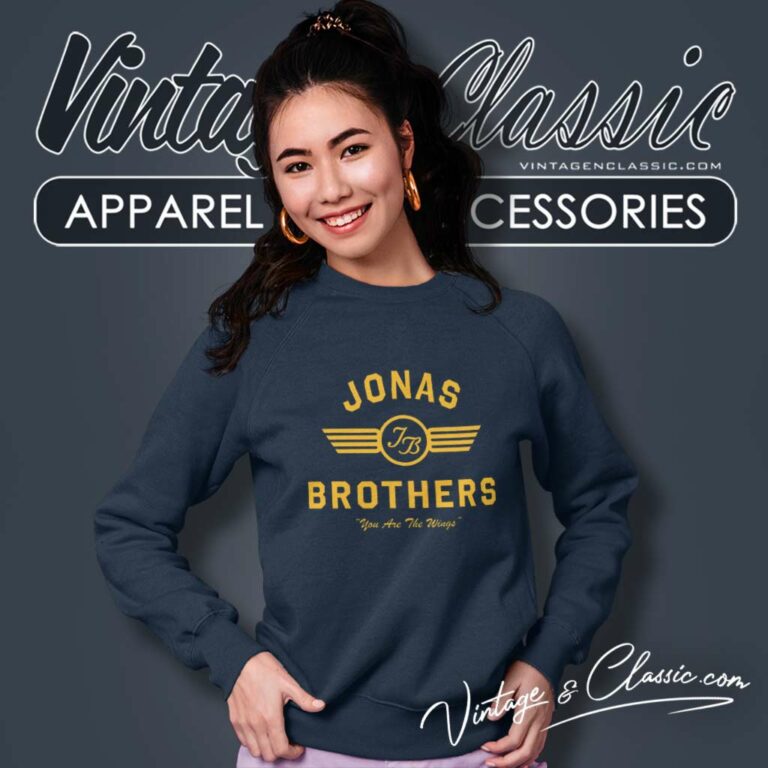 Jonas Brothers Jb Flight Logo Sweatshirt Jonas Brothers Jb Flight Logo Sweatshirt
