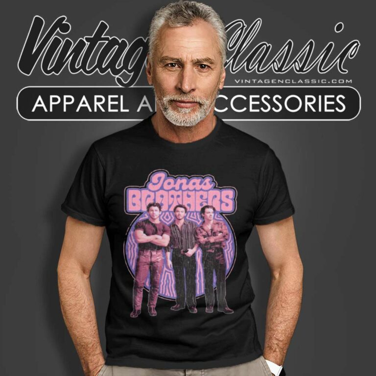 Jonas Brothers Purple Retro T Shirt Jonas Brothers Purple Retro T Shirt