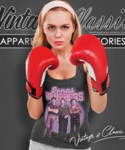 Jonas Brothers Purple Retro Tank Top Racerback