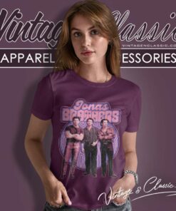 Jonas Brothers Purple Retro Women TShirt