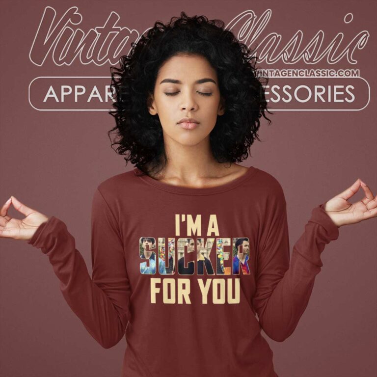 Jonas Brothers Shirt Im A Sucker For You Long Sleeve Tee Jonas Brothers Shirt Im A Sucker For You Long Sleeve Tee