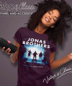 Jonas Brothers Shirt The Tour Five Albums Every Night Women TShirt