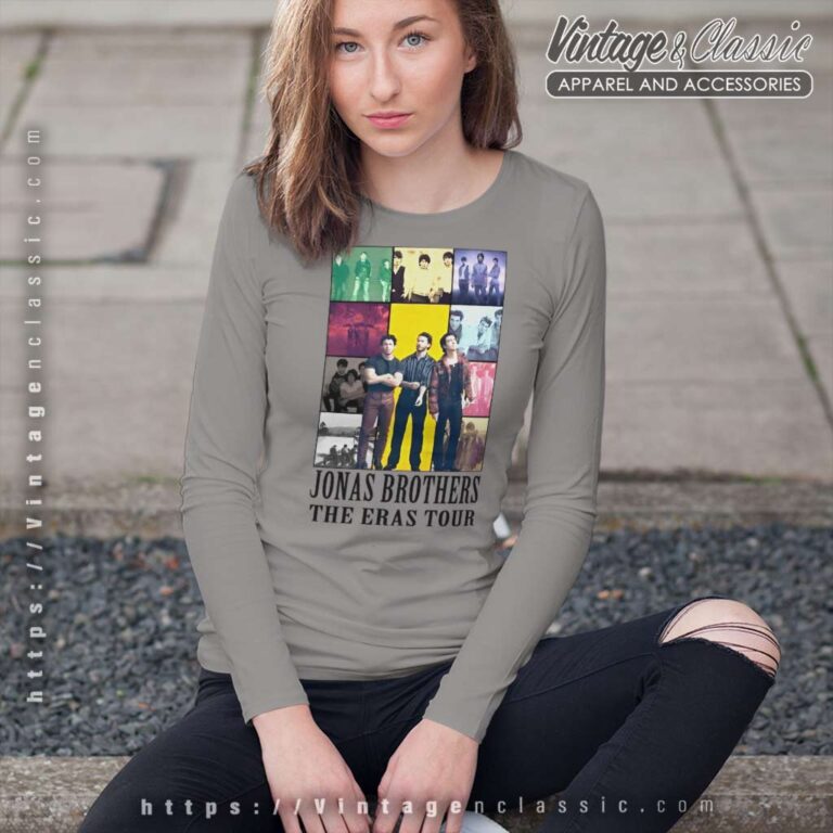 Jonas Brothers Tour Shirt The Eras Tour Long Sleeve Tee Jonas Brothers Tour Shirt The Eras Tour Long Sleeve Tee