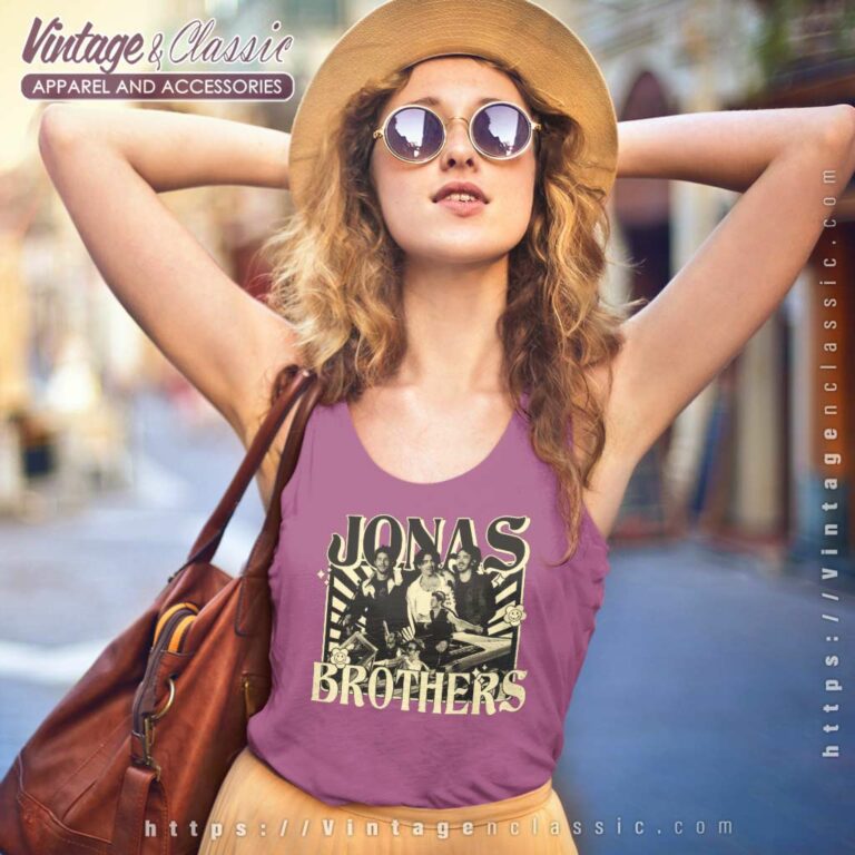 Jonas Brothers Vintage Graphic Shirt Tank Top Racerback Jonas Brothers Vintage Graphic Shirt Tank Top Racerback