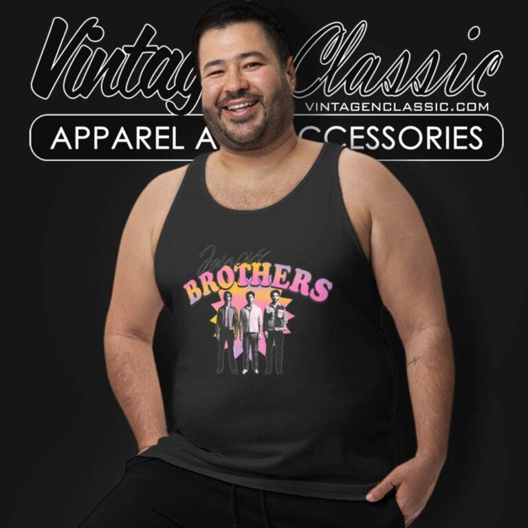 Jonas Brothers Weve Been On Pink Tank Top Racerback Jonas Brothers Weve Been On Pink Tank Top Racerback