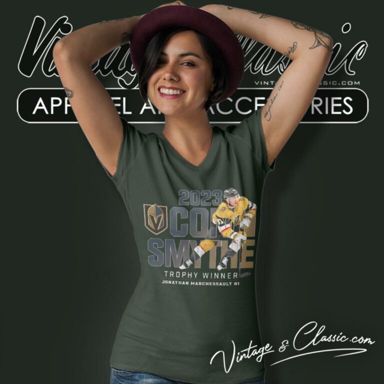 Jonathan Marchessault Vegas Golden Knights Mvp V Neck TShirt Jonathan Marchessault Vegas Golden Knights Mvp V Neck TShirt