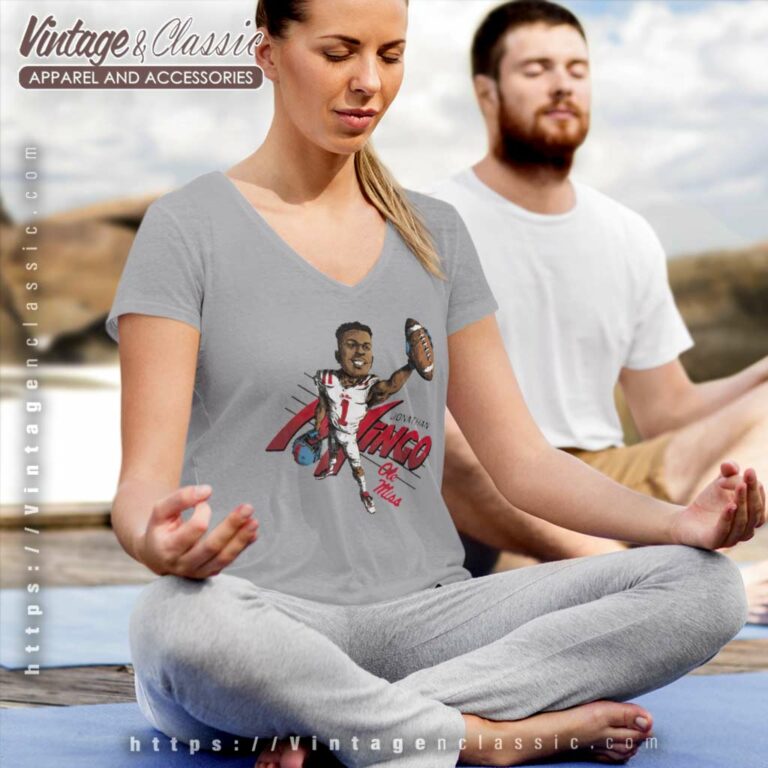 Jonathan Mingo Caricature V Neck TShirt Jonathan Mingo Caricature V Neck TShirt