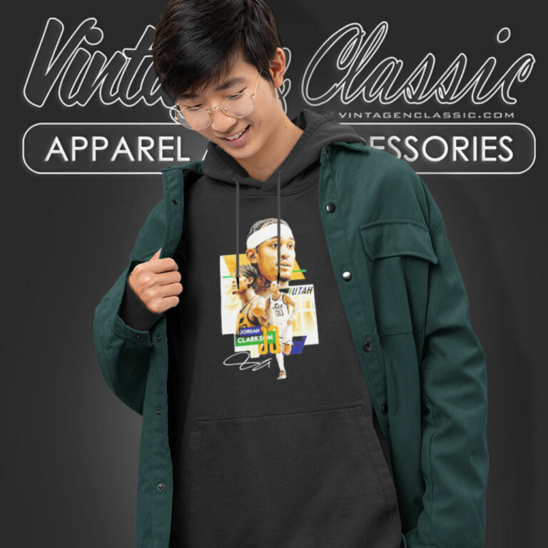 Jordan Clarkson Utah Jazz Signature Hoodie Jordan Clarkson Utah Jazz Signature Hoodie