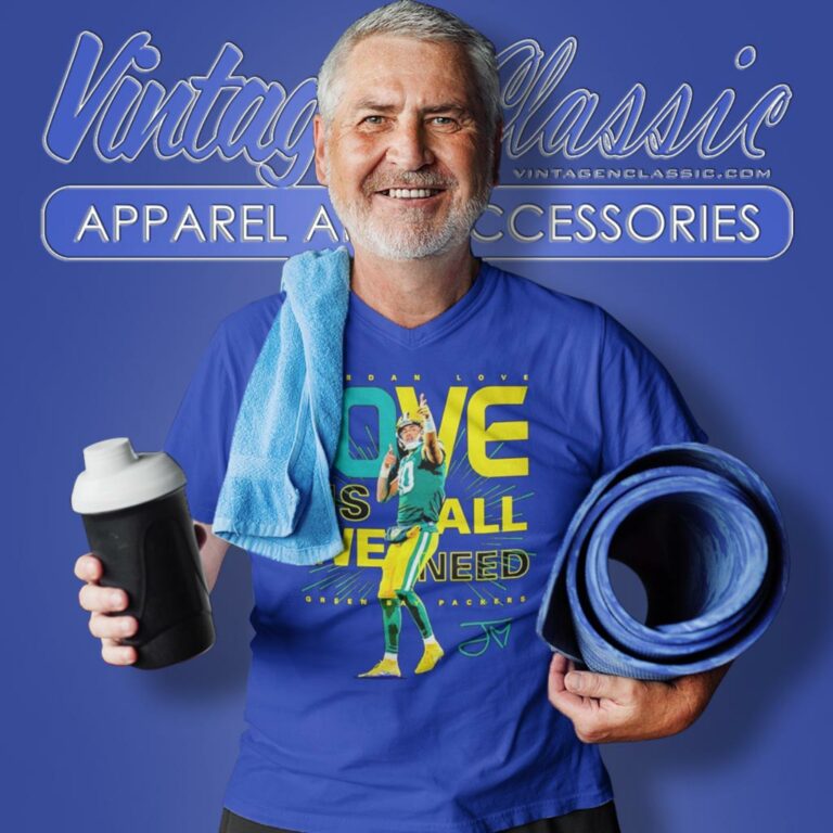 Jordan Love Green Bay Packers Love Is All We Need Signature V Neck TShirt Jordan Love Green Bay Packers Love Is All We Need Signature V Neck TShirt