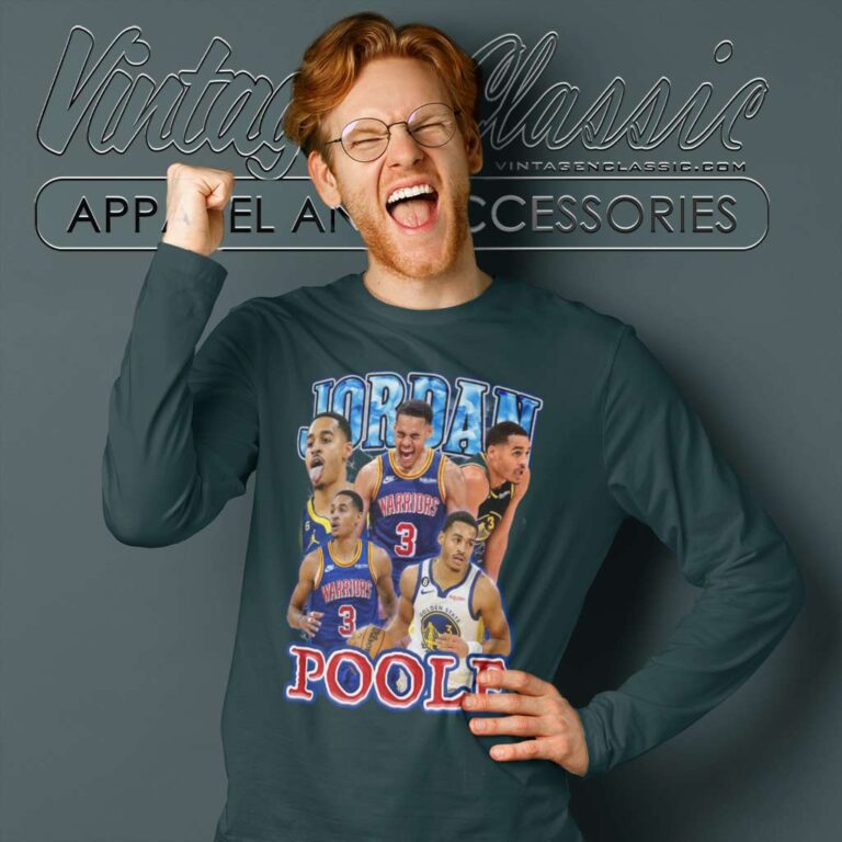 Jordan Poole Warriors Shirt Gift For Basketball Fan Long Sleeve Tee Jordan Poole Warriors Shirt Gift For Basketball Fan Long Sleeve Tee