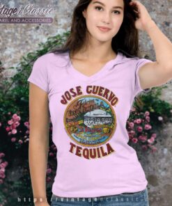 Jose Cuervo Tequila Guadalajara Mexico V Neck TShirt