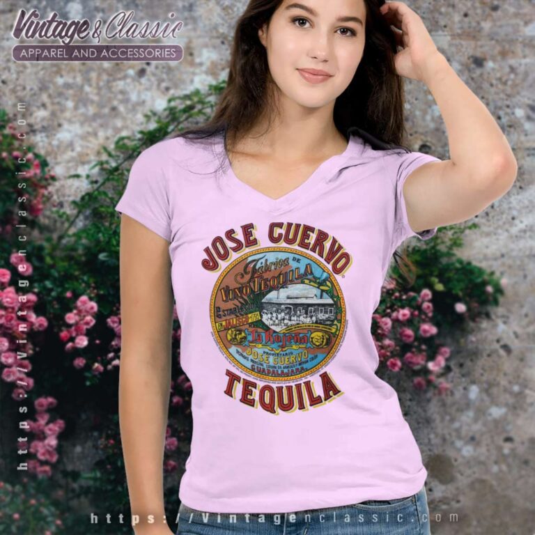 Jose Cuervo Tequila Guadalajara Mexico V Neck TShirt Jose Cuervo Tequila Guadalajara Mexico V Neck TShirt