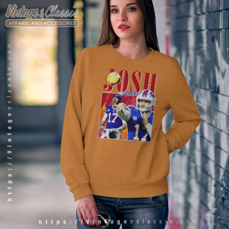 Josh Allen Buffalo Football Nfl Sweatshirt Josh Allen Buffalo Football Nfl Sweatshirt