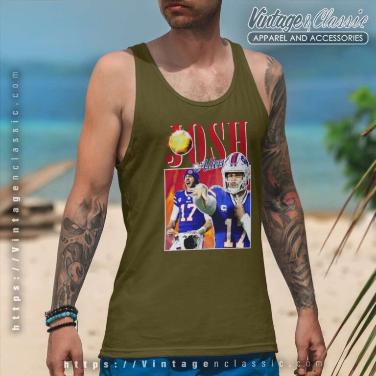 Josh Allen Buffalo Football Nfl Tank Top Racerback Josh Allen Buffalo Football Nfl Tank Top Racerback
