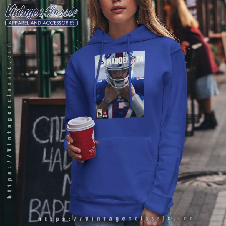 Josh Allen Lands Madden 24 Cover Hoodie Josh Allen Lands Madden 24 Cover Hoodie