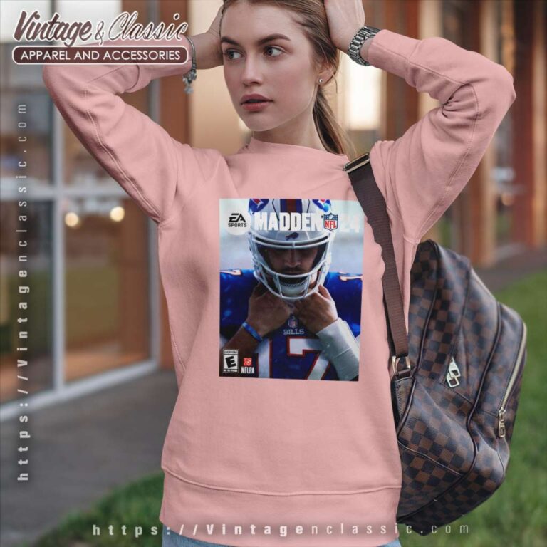 Josh Allen Lands Madden 24 Cover Sweatshirt Josh Allen Lands Madden 24 Cover Sweatshirt