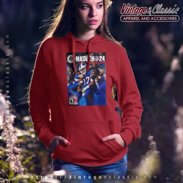 Josh Allen Madden 24 Cover Hoodie Josh Allen Madden 24 Cover Hoodie