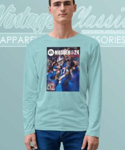 Josh Allen Madden 24 Cover Long Sleeve Tee