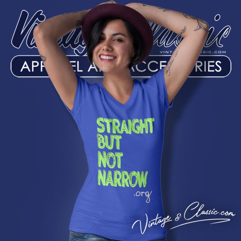 Josh Hutcherson Straight But Not Narrow Org V Neck TShirt Josh Hutcherson Straight But Not Narrow Org V Neck TShirt