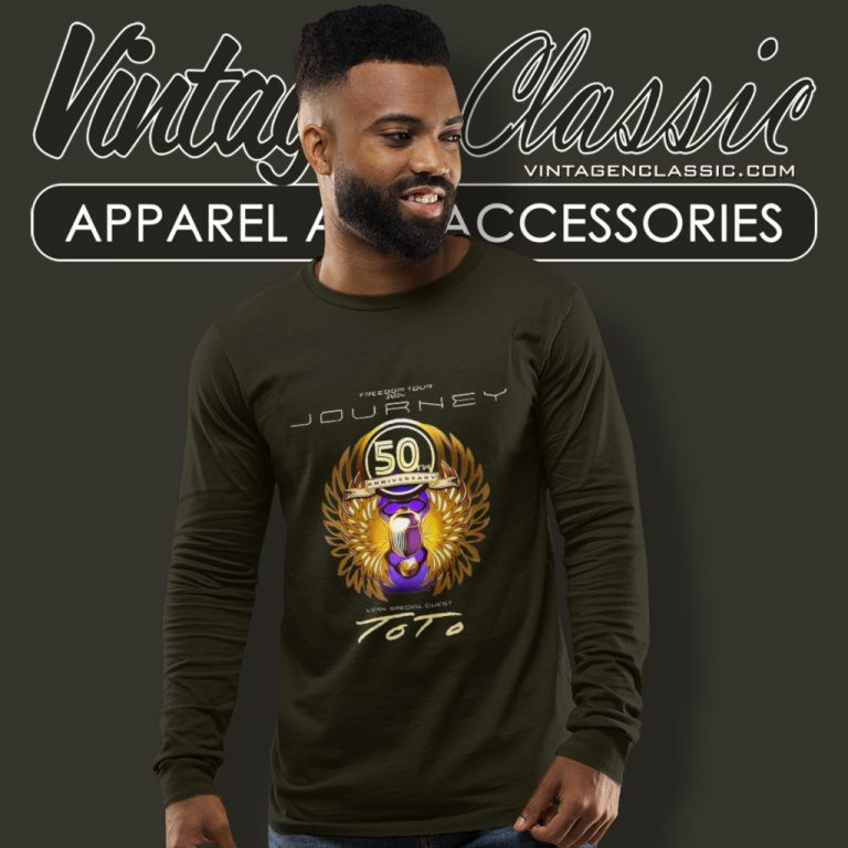 Journey And Toto Freedom Tour 2024 Long Sleeve Tee Journey And Toto Freedom Tour 2024 Long Sleeve Tee