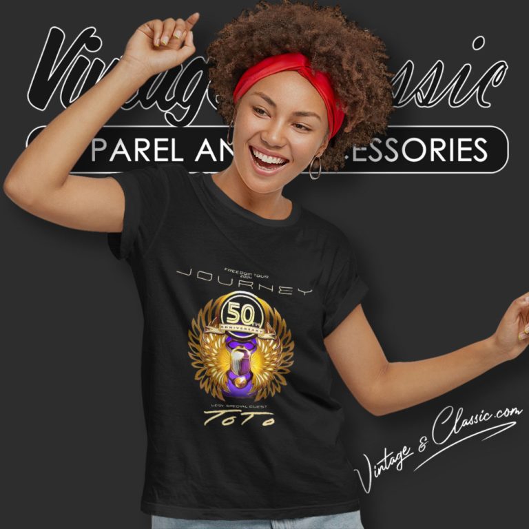 Journey And Toto Freedom Tour 2024 Women T Shirt Journey And Toto Freedom Tour 2024 Women T Shirt