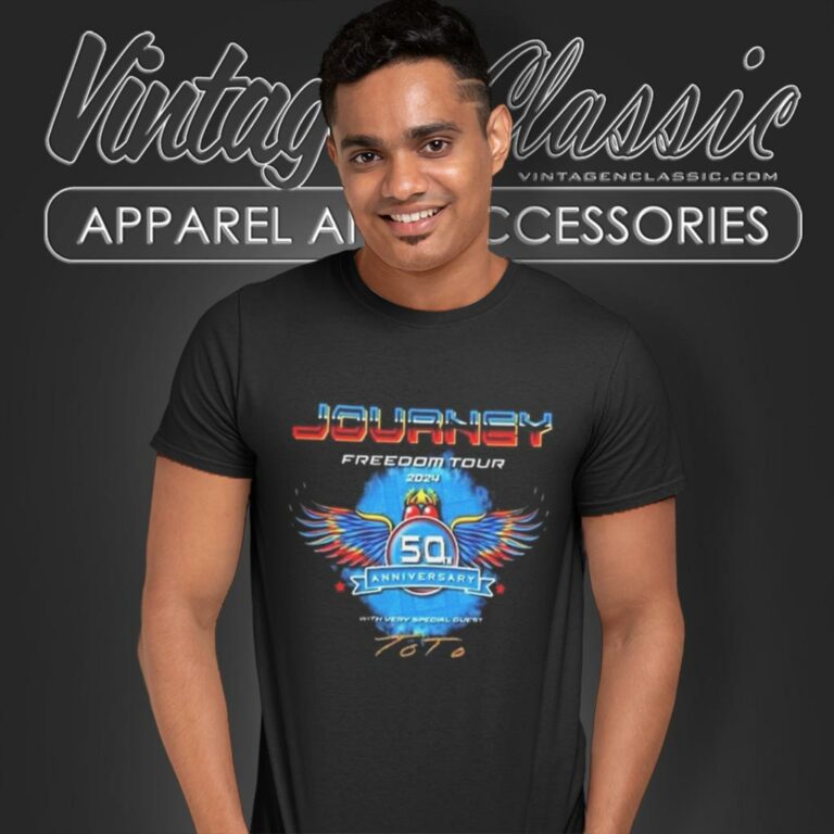 Journey Freedom Shirt Tour 2024 Journey With Toto T Shirt Journey Freedom Shirt Tour 2024 Journey With Toto T Shirt