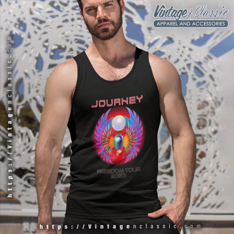 Journey Freedom Tour Tank Top Racerback Journey Freedom Tour Tank Top Racerback