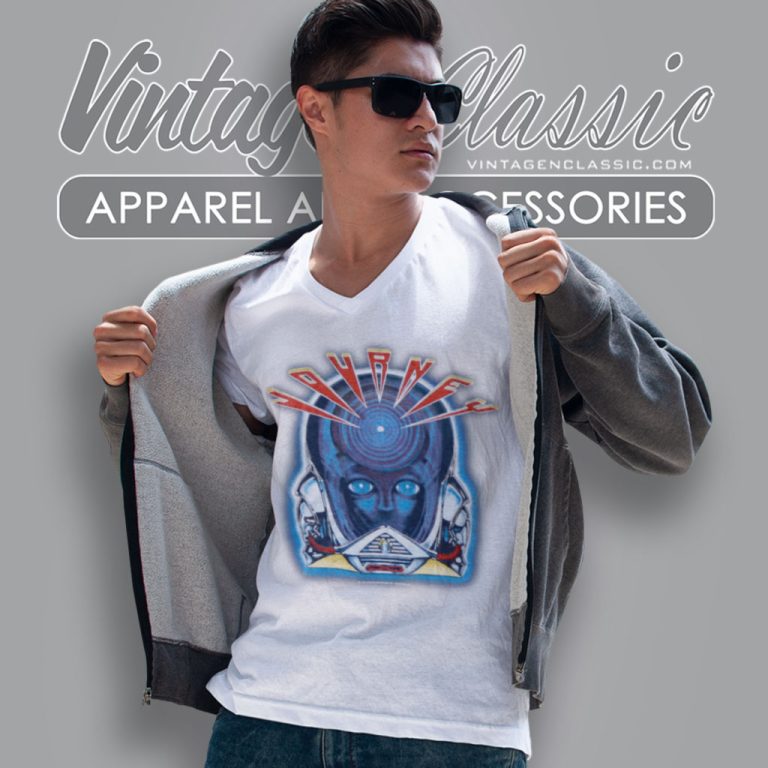 Journey Shirt Frontier Album Cover V Neck TShirt Journey Shirt Frontier Album Cover V Neck TShirt