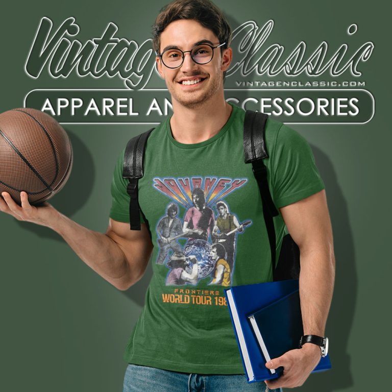 Journey Shirt Frontiers World Tour 1983 T Shirt Journey Shirt Frontiers World Tour 1983 T Shirt