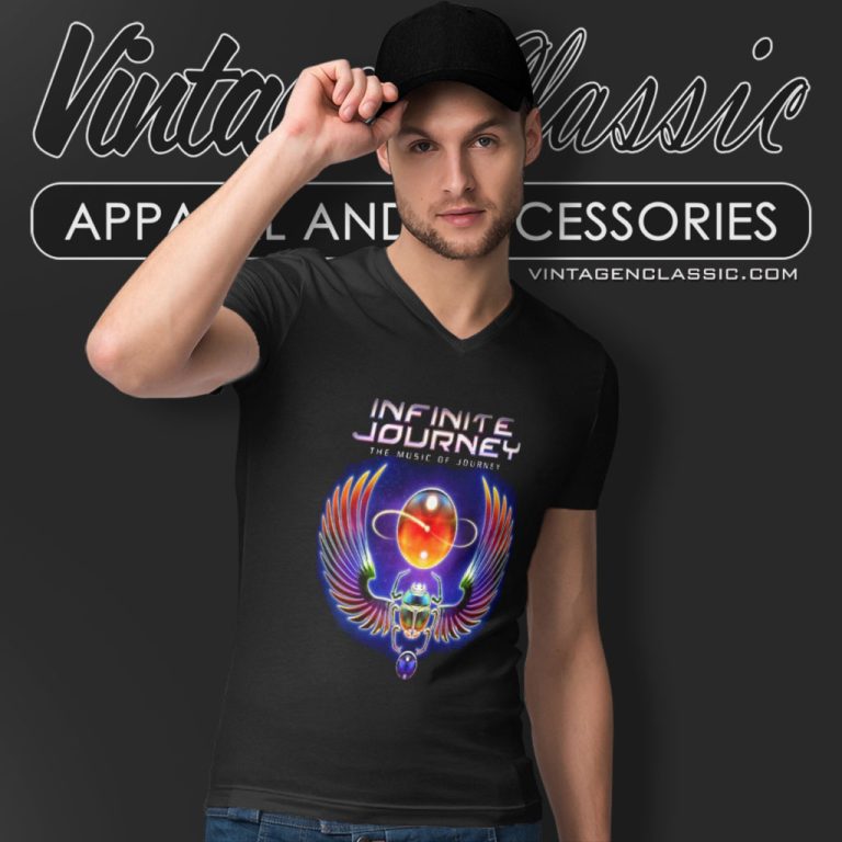Journey Shirt Infinite Music Of Journey V Neck TShirt Journey Shirt Infinite Music Of Journey V Neck TShirt