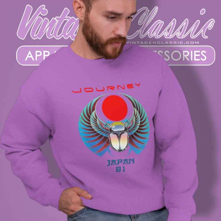 Journey Shirt Japan Tour 1981 Sweatshirt Journey Shirt Japan Tour 1981 Sweatshirt