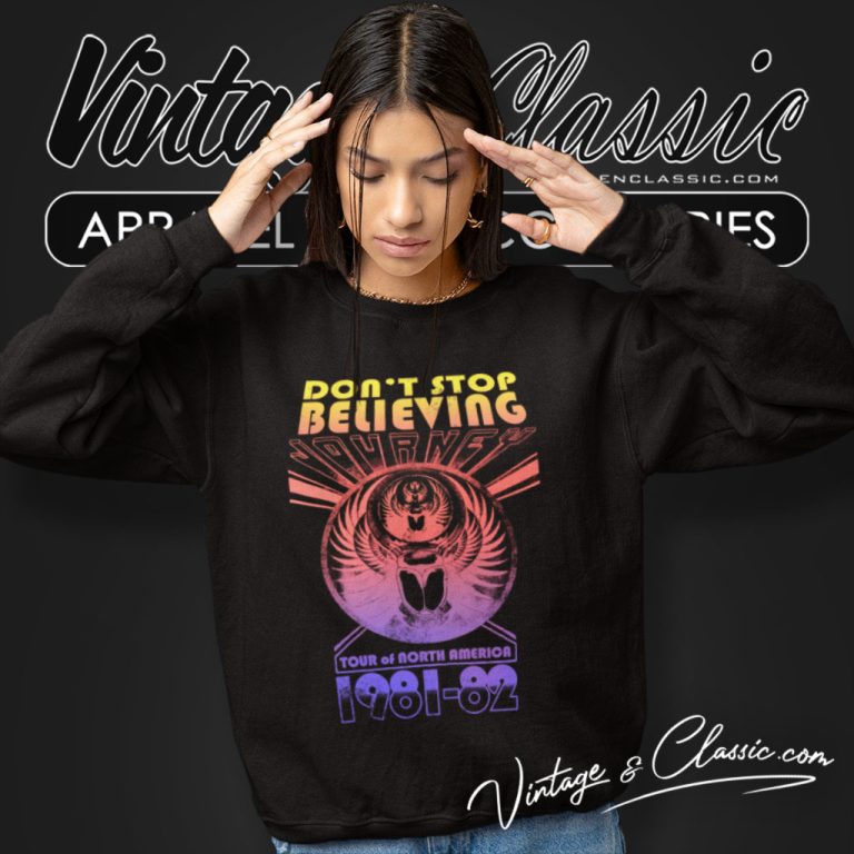 Journey Shirt North American Tour Sweatshirt Journey Shirt North American Tour Sweatshirt