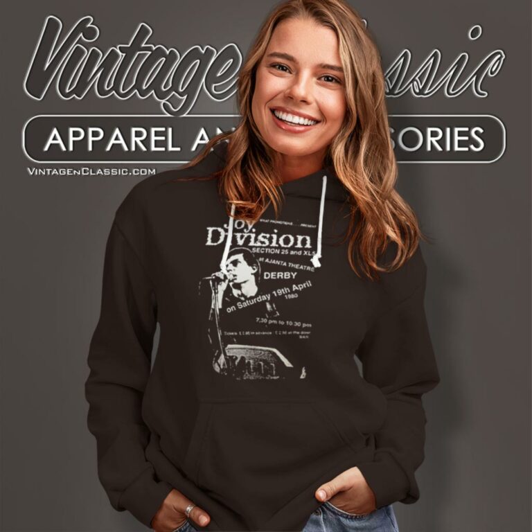 Joy Division With Lan Curtis Hoodie 1 Joy Division With Lan Curtis Hoodie 1