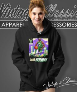 Jrue Holiday Skyline Milwaukee Bucks Hoodie