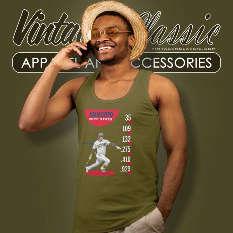Juan Soto 2023 Stats Shirt Juan Soto Is Primed Bronx Tank Top Racerback Juan Soto 2023 Stats Shirt Juan Soto Is Primed Bronx Tank Top Racerback