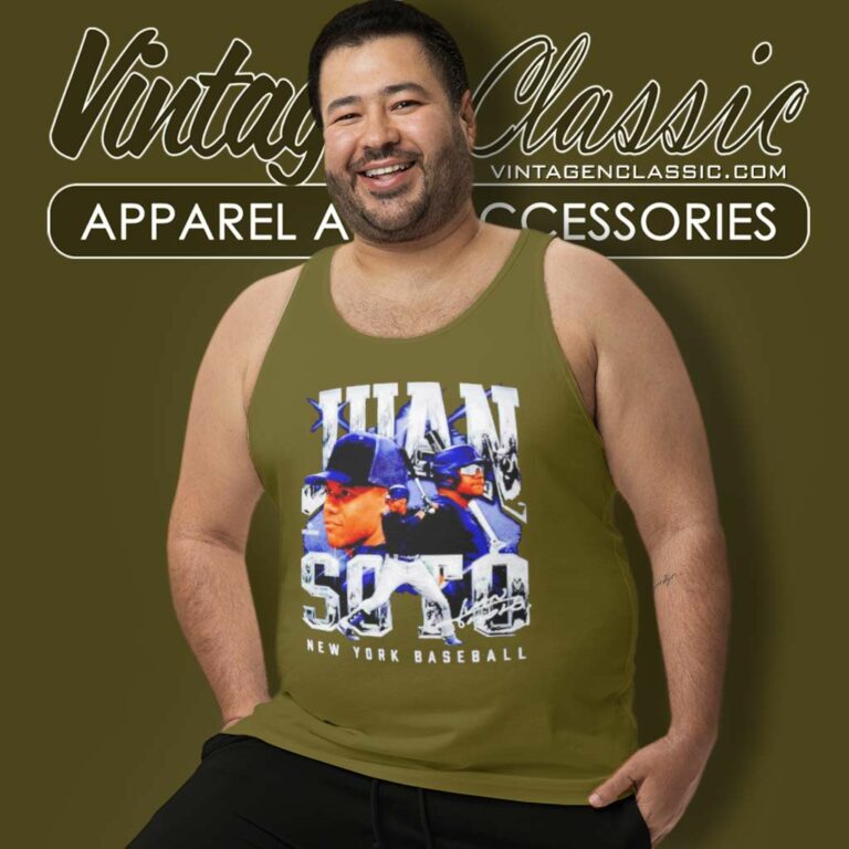 Juan Soto Yankees Collage Signature Tank Top Racerback Juan Soto Yankees Collage Signature Tank Top Racerback