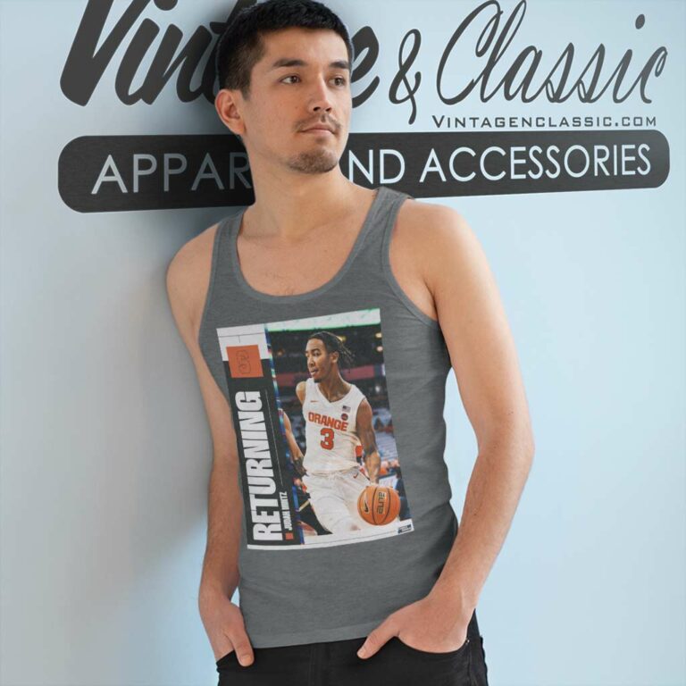 Judah Mintz Will Return To Syracuse Tank Top Racerback Judah Mintz Will Return To Syracuse Tank Top Racerback