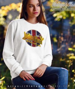 Judas Priest 50 Years Union Jack Circle Shirt 4 Judas Priest 50 Years Union Jack Circle Sweatshirt