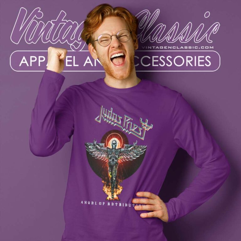Judas Priest Angel Of Retribution Long Sleeve Tee Judas Priest Angel Of Retribution Long Sleeve Tee