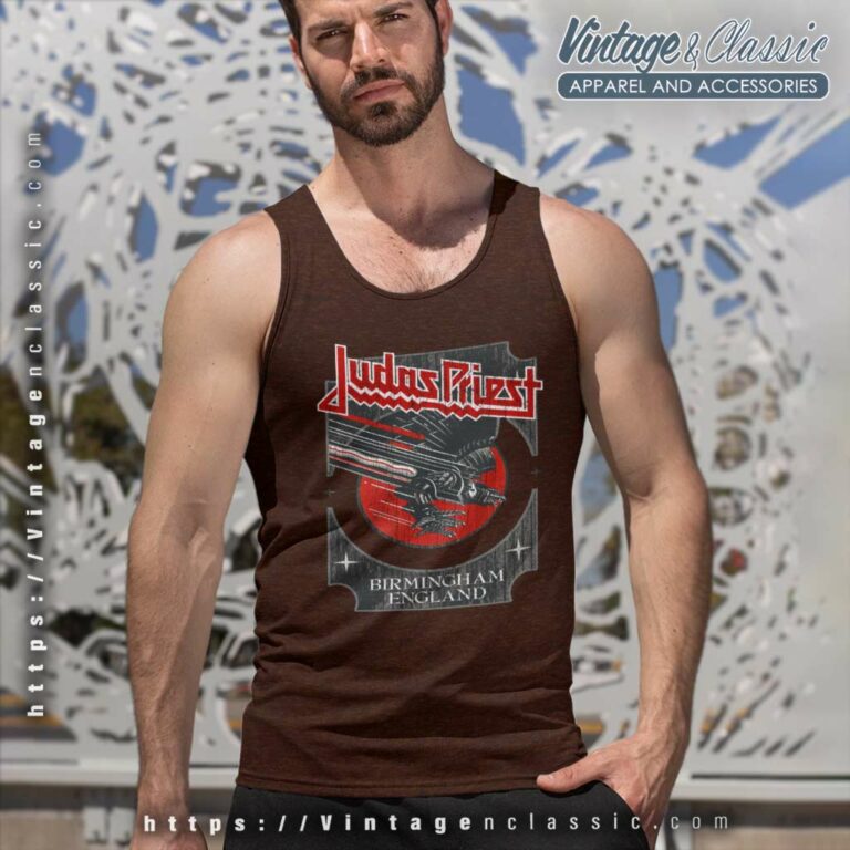 Judas Priest Birmingham England Tank Top Racerback Judas Priest Birmingham England Tank Top Racerback