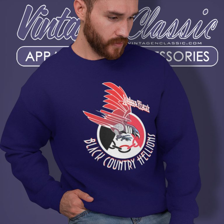 Judas Priest Black Country Hellions Sweatshirt Judas Priest Black Country Hellions Sweatshirt