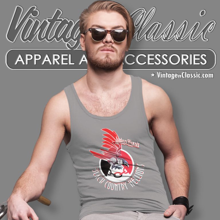 Judas Priest Black Country Hellions Tank Top Racerback Judas Priest Black Country Hellions Tank Top Racerback