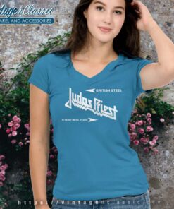 Judas Priest British Steel Vneck