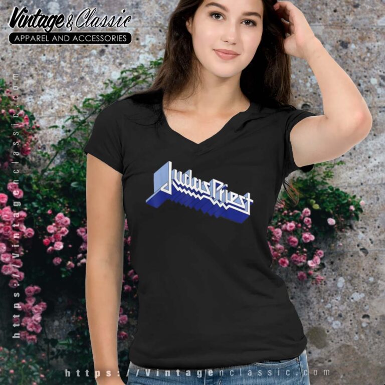 Judas Priest Defender Logo Vneck Judas Priest Defender Logo Vneck