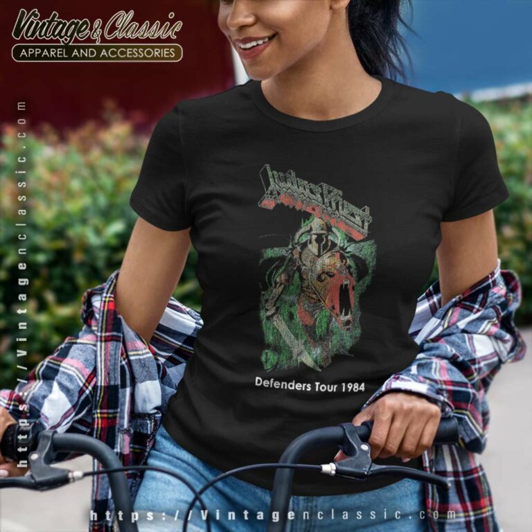 Judas Priest Defenders Tour 1984 Women TShirt Judas Priest Defenders Tour 1984 Women TShirt
