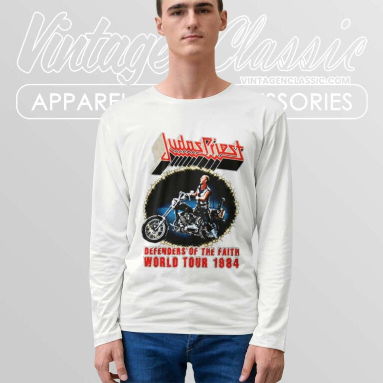 Judas Priest Defenders World Tour Long Sleeve Tee Judas Priest Defenders World Tour Long Sleeve Tee