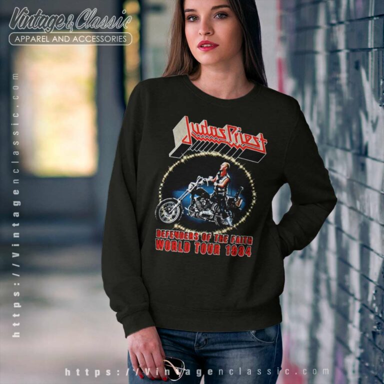 Judas Priest Defenders World Tour Sweatshirt Judas Priest Defenders World Tour Sweatshirt