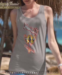 Judas Priest Firepower Emblem Shirt 4 Judas Priest Fire Power Emblem Tanktop